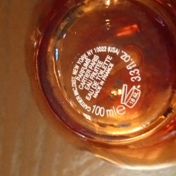 DELICES DE CARTIER EMPTY BOTTLE FOR COLLECTORS 100ml/3.3fl.oz. - Picture 3 of 4